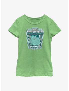 Pokemon Bulbasaur Badge Youth Girls T-Shirt, , hi-res