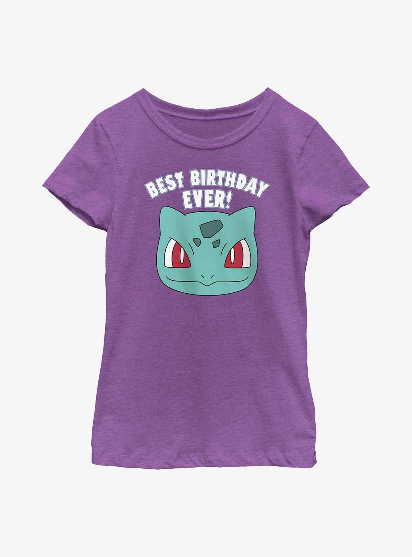 Pokemon Bulbasaur Best Birthday Youth Girls T-Shirt, , hi-res