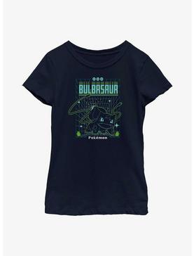 Pokemon Bulbasaur Grid Youth Girls T-Shirt, , hi-res
