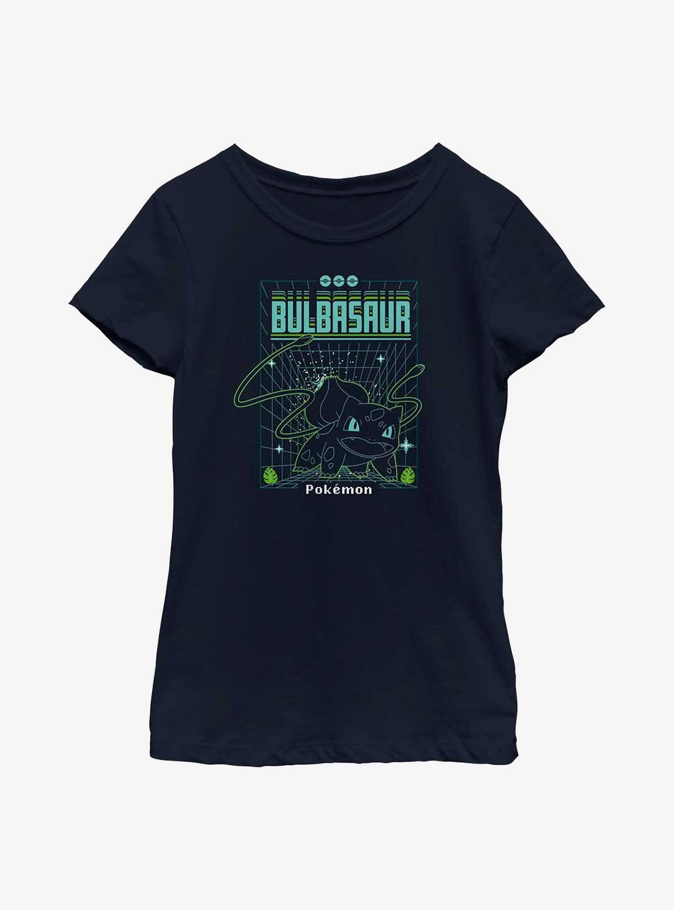 Pokemon Bulbasaur Grid Youth Girls T-Shirt, , hi-res