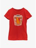 Pokemon Charmander Badge Youth Girls T-Shirt, RED, hi-res