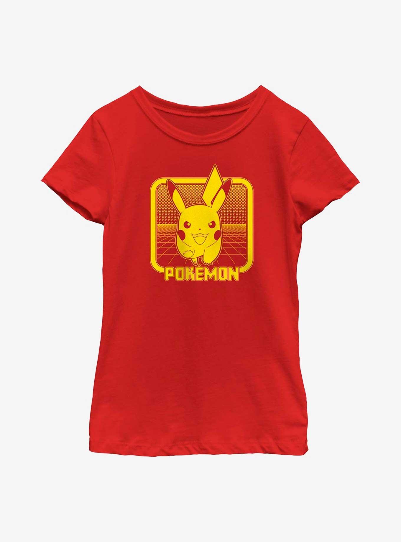 Pokemon Digital Pikachu Youth Girls T-Shirt, , hi-res