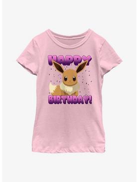 Pokemon Eevee Birthday Youth Girls T-Shirt, , hi-res