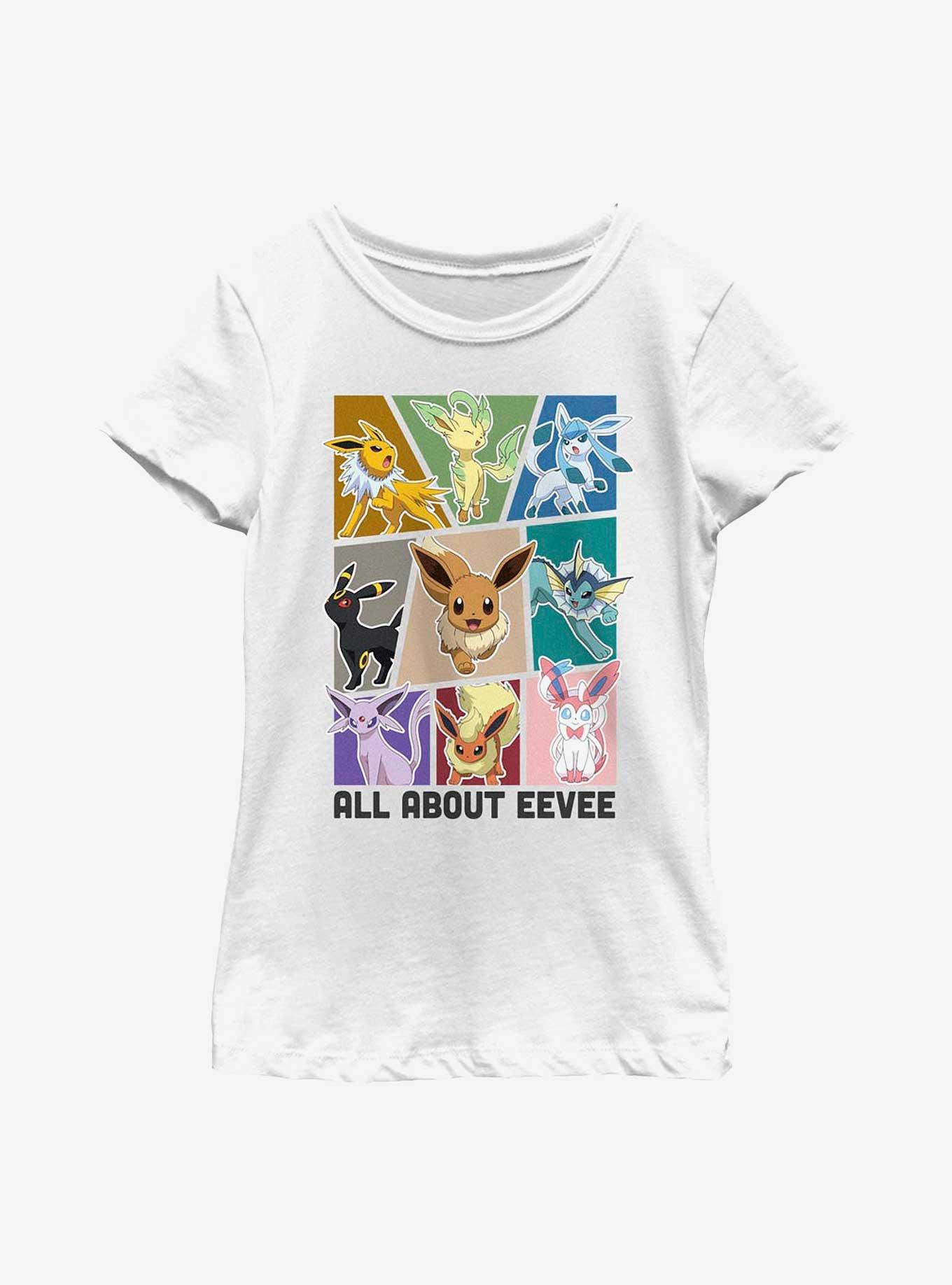 Pokemon Eeveelution All About Eevee Youth Girls T-Shirt, , hi-res