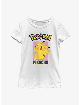 Plus Size Pokemon Pikachu Pose Youth Girls T-Shirt, , hi-res