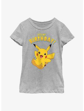 Plus Size Pokemon Pikachu Birthday Party Youth Girls T-Shirt, , hi-res