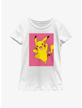 Plus Size Pokemon Pikachu Leap Youth Girls T-Shirt, , hi-res