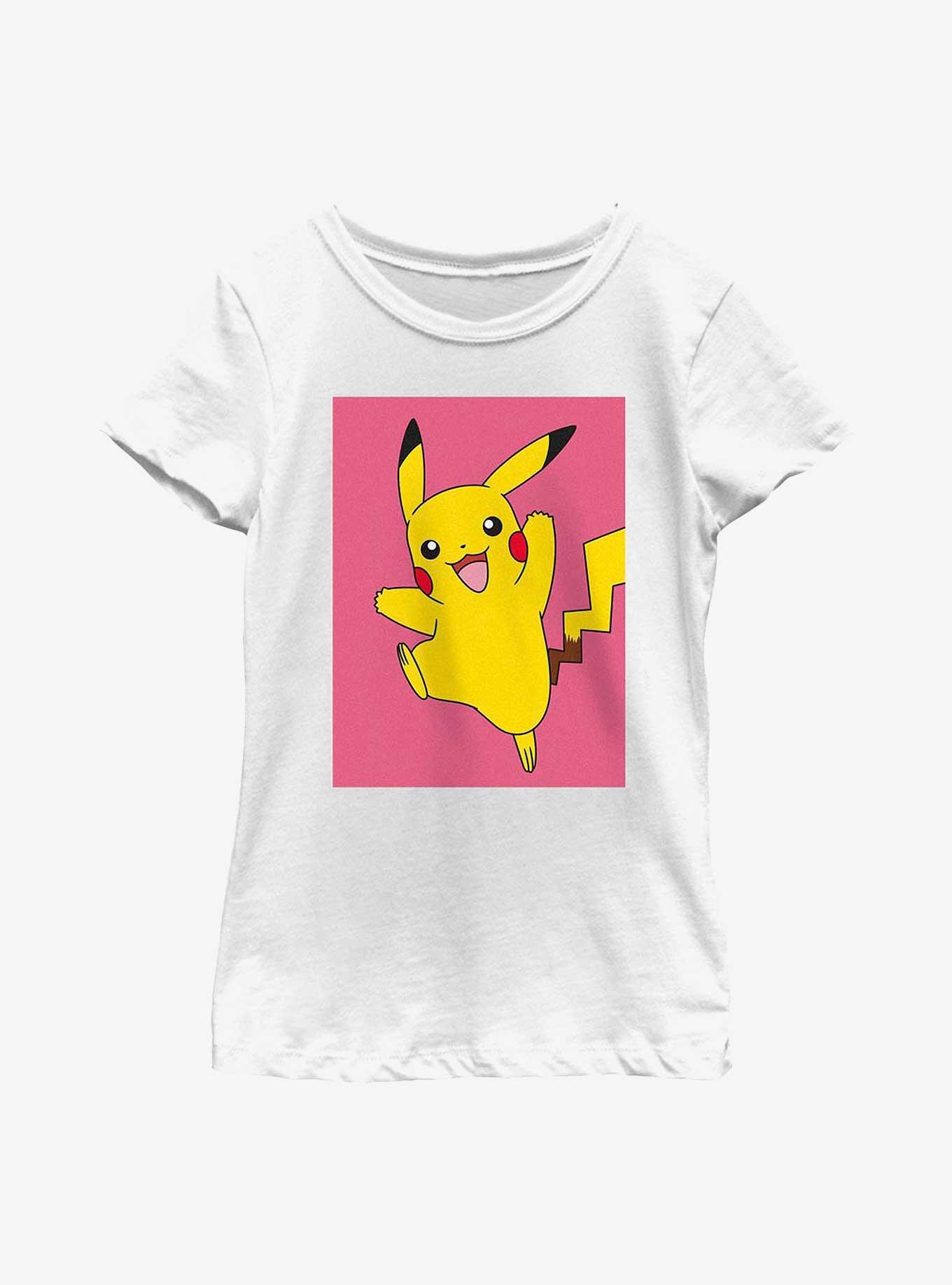 Pokemon Pikachu Leap Youth Girls T-Shirt, , hi-res