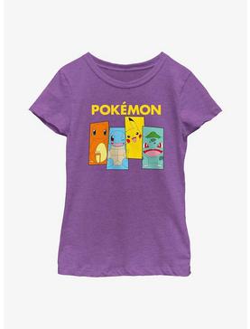 Pokemon Pokemon Kanto Starters Youth Girls T-Shirt, , hi-res