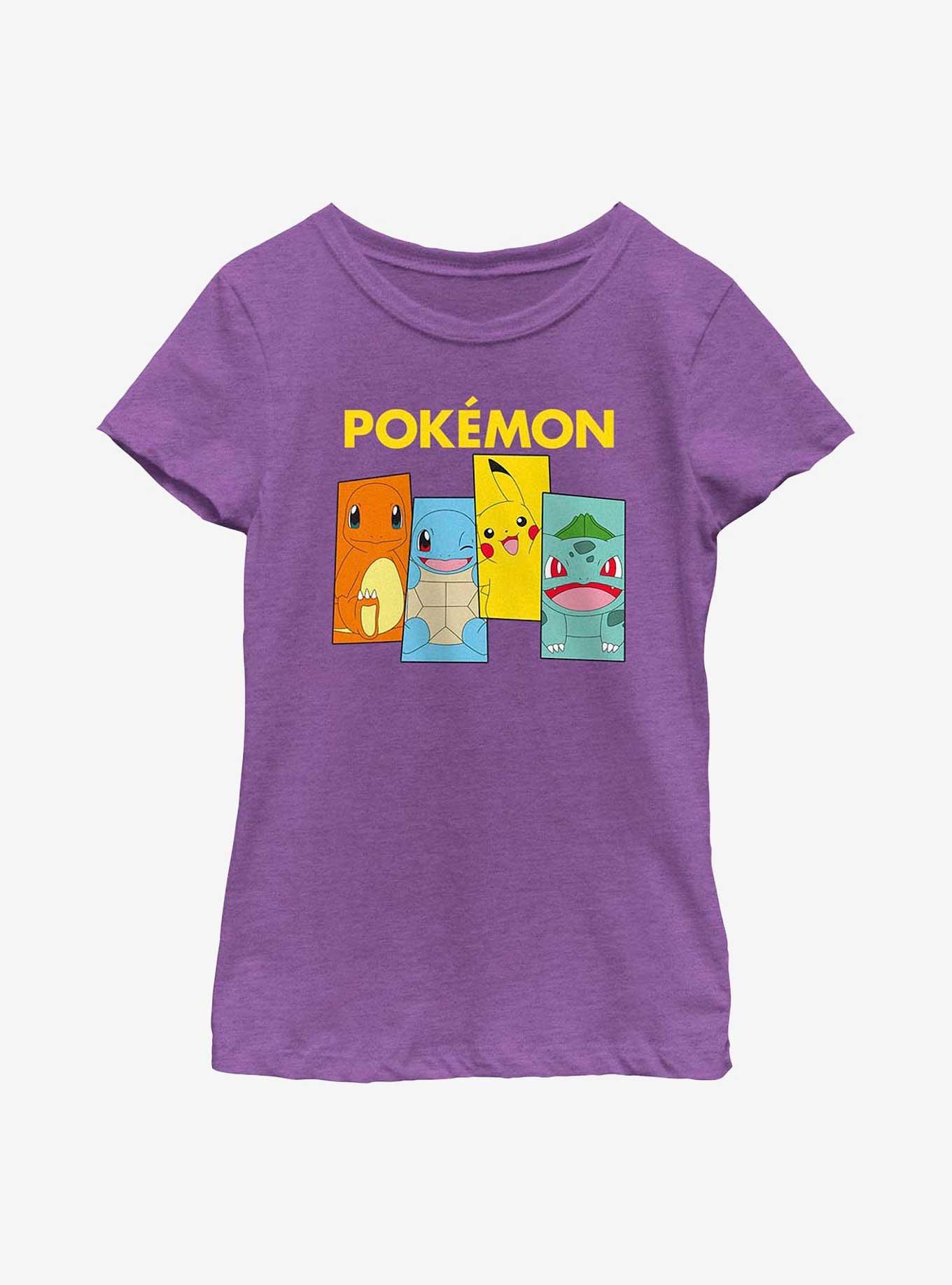 Pokemon Pokemon Kanto Starters Youth Girls T-Shirt, , hi-res