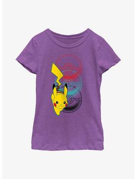 Pokemon Pikachu Quick Attack Youth Girls T-Shirt, , hi-res