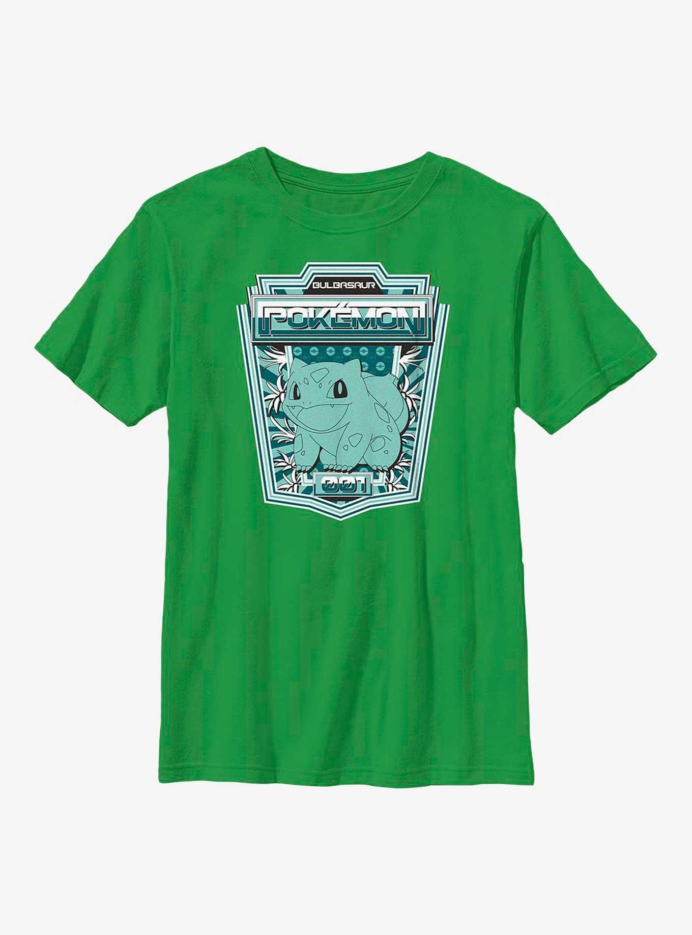 Pokemon Bulbasaur Badge Youth T-Shirt, , hi-res