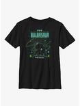 Pokemon Bulbasaur Grid Youth T-Shirt, BLACK, hi-res