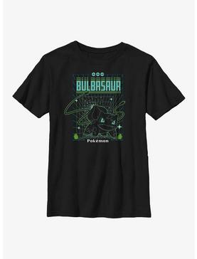Pokemon Bulbasaur Grid Youth T-Shirt, , hi-res