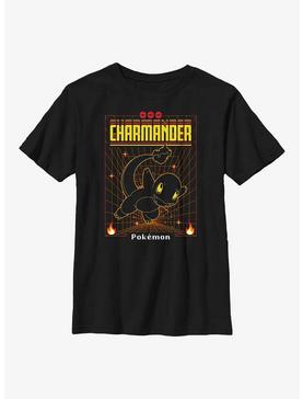 Pokemon Charmander Grid Youth T-Shirt, , hi-res