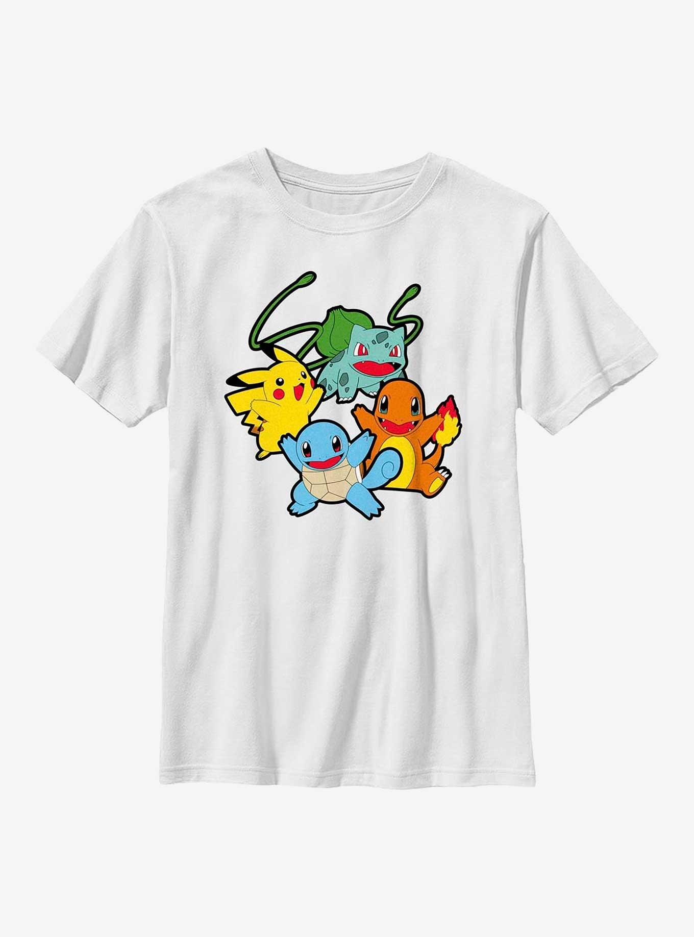 Pokemon Kanto Group Youth T-Shirt, WHITE, hi-res