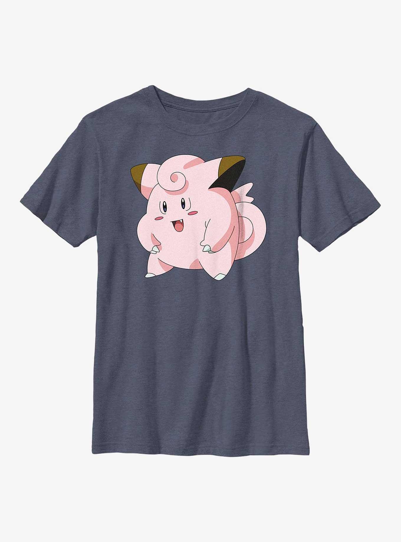 Pokemon Clefairy Pose Youth T-Shirt, , hi-res