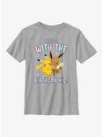 Pokemon Besties Birthday Youth T-Shirt, ATH HTR, hi-res