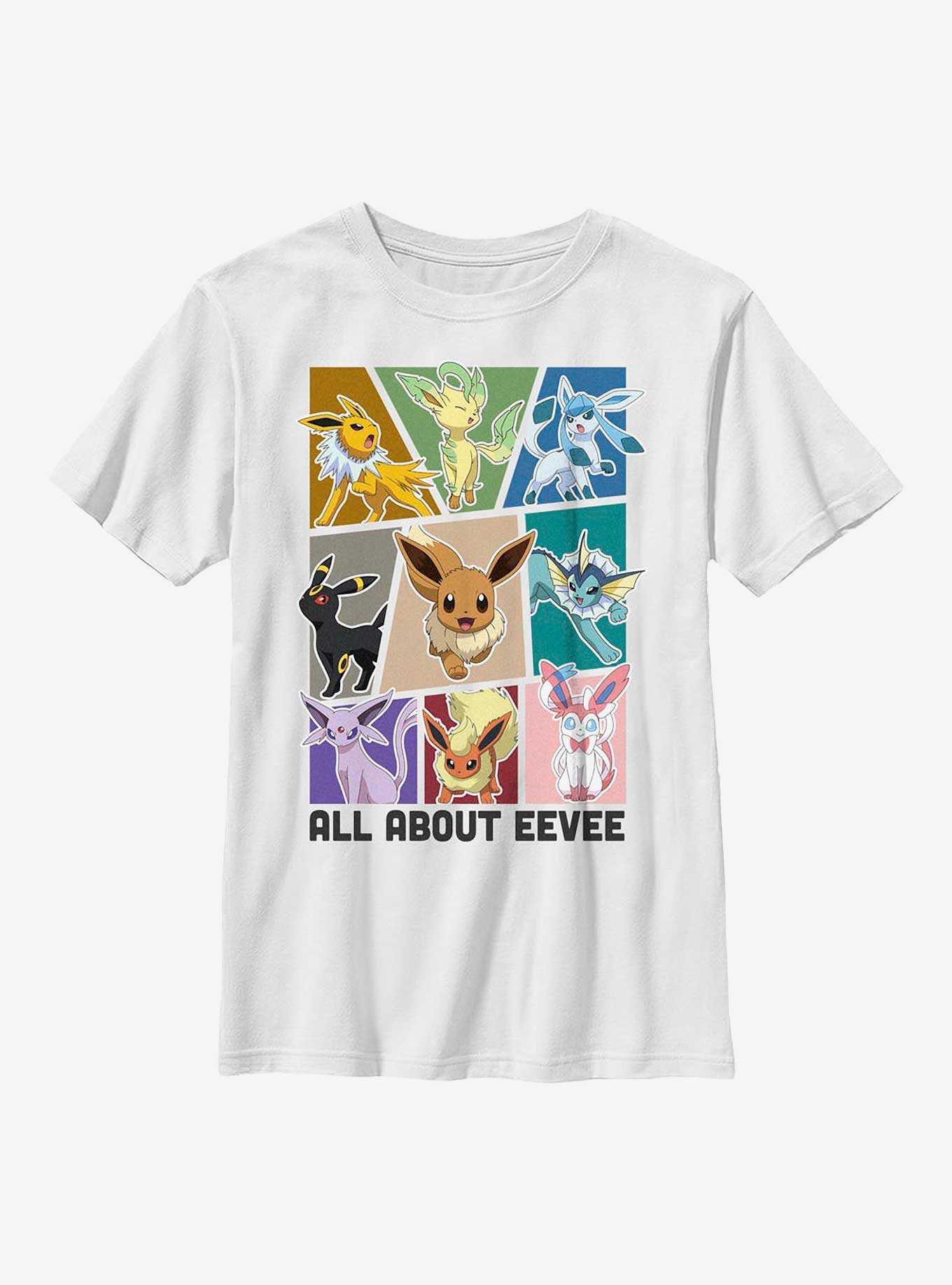 Pokemon Eeveelution All About Eevee Youth T-Shirt, , hi-res
