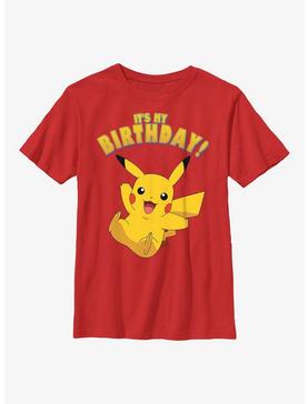 Pokemon Pikachu Birthday Party Youth T-Shirt, , hi-res