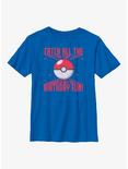 Pokemon Catch All The Fun Youth T-Shirt, ROYAL, hi-res