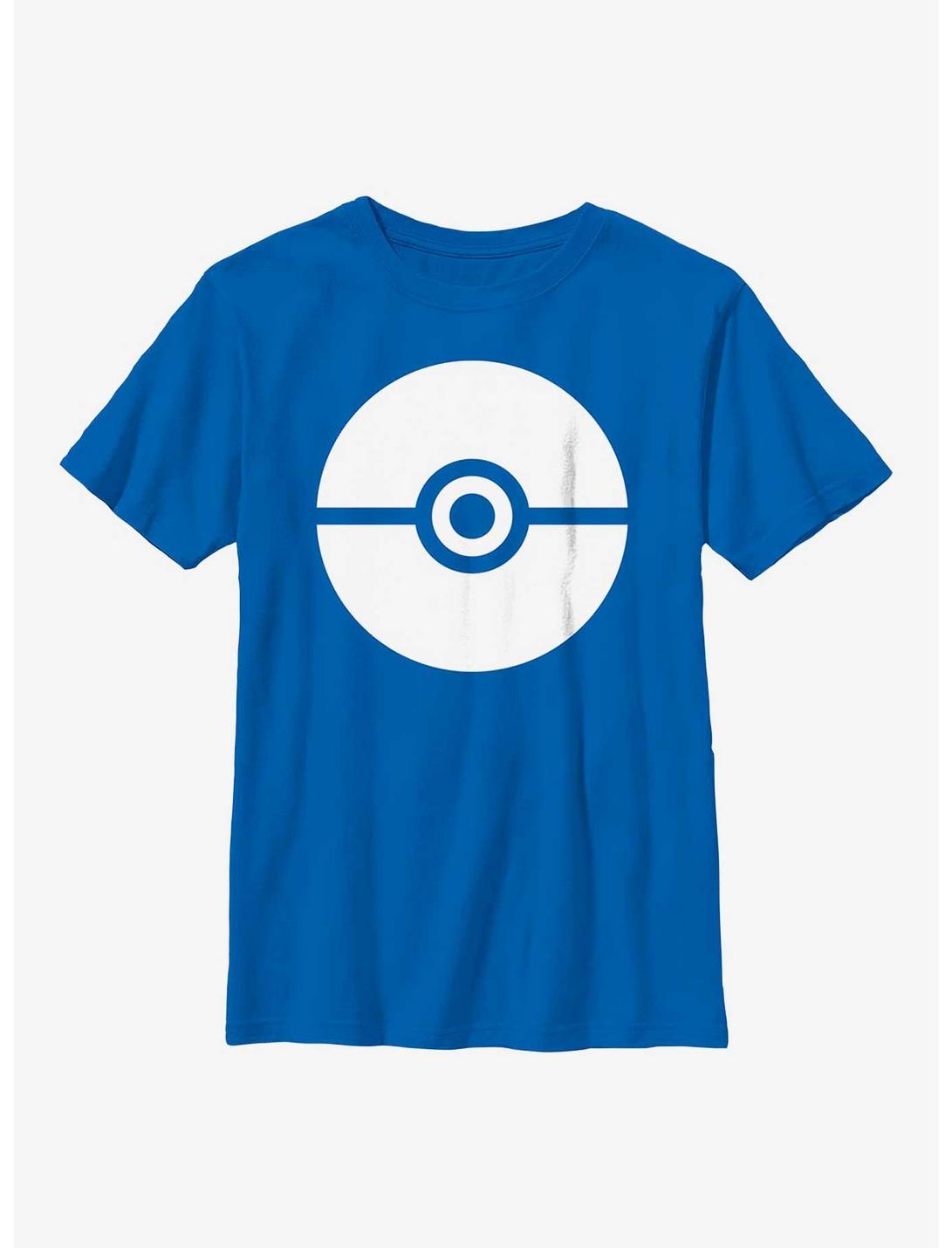 Pokemon Pokeball Simple Youth T-Shirt, ROYAL, hi-res