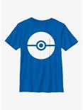 Pokemon Pokeball Simple Youth T-Shirt, ROYAL, hi-res