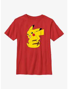 Pokemon Pikachu Back Youth T-Shirt, , hi-res