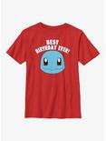Pokemon Squirtle Best Birthday Youth T-Shirt, RED, hi-res
