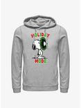 Peanuts Holiday Mode Snoopy Wreath Hoodie, ATH HTR, hi-res