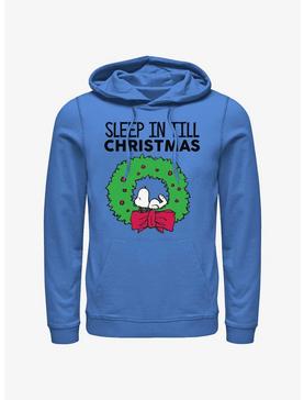 Peanuts Sleep In Till Christmas Hoodie, , hi-res