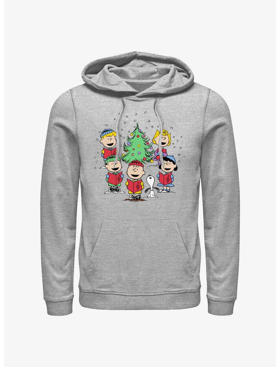 Peanuts Snoopy and Friends Christmas Caroling Hoodie, ATH HTR, hi-res