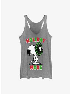 Peanuts Holiday Mode Snoopy Wreath Girls Tank, , hi-res