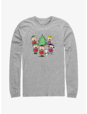 Peanuts Snoopy and Friends Christmas Caroling Long-Sleeve T-Shirt, , hi-res