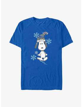 Peanuts Snowflakes Snoopy T-Shirt, , hi-res
