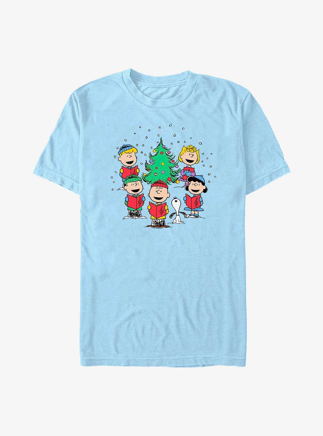 Peanuts Snoopy and Friends Christmas Caroling T-Shirt, , hi-res