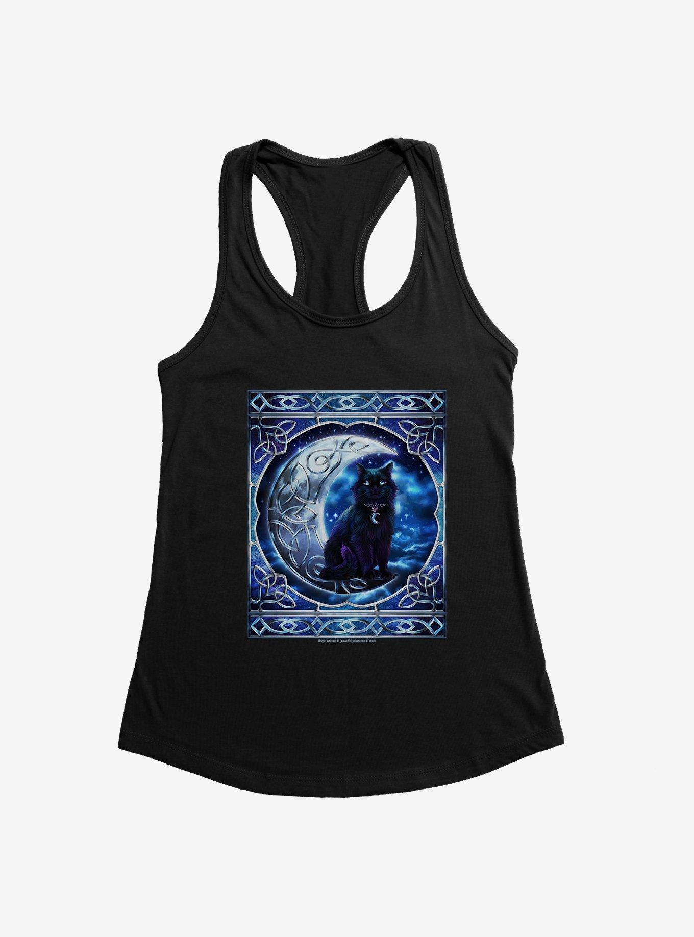 Celtic Black Cat Girls Tank by Brigid Ashwood, , hi-res