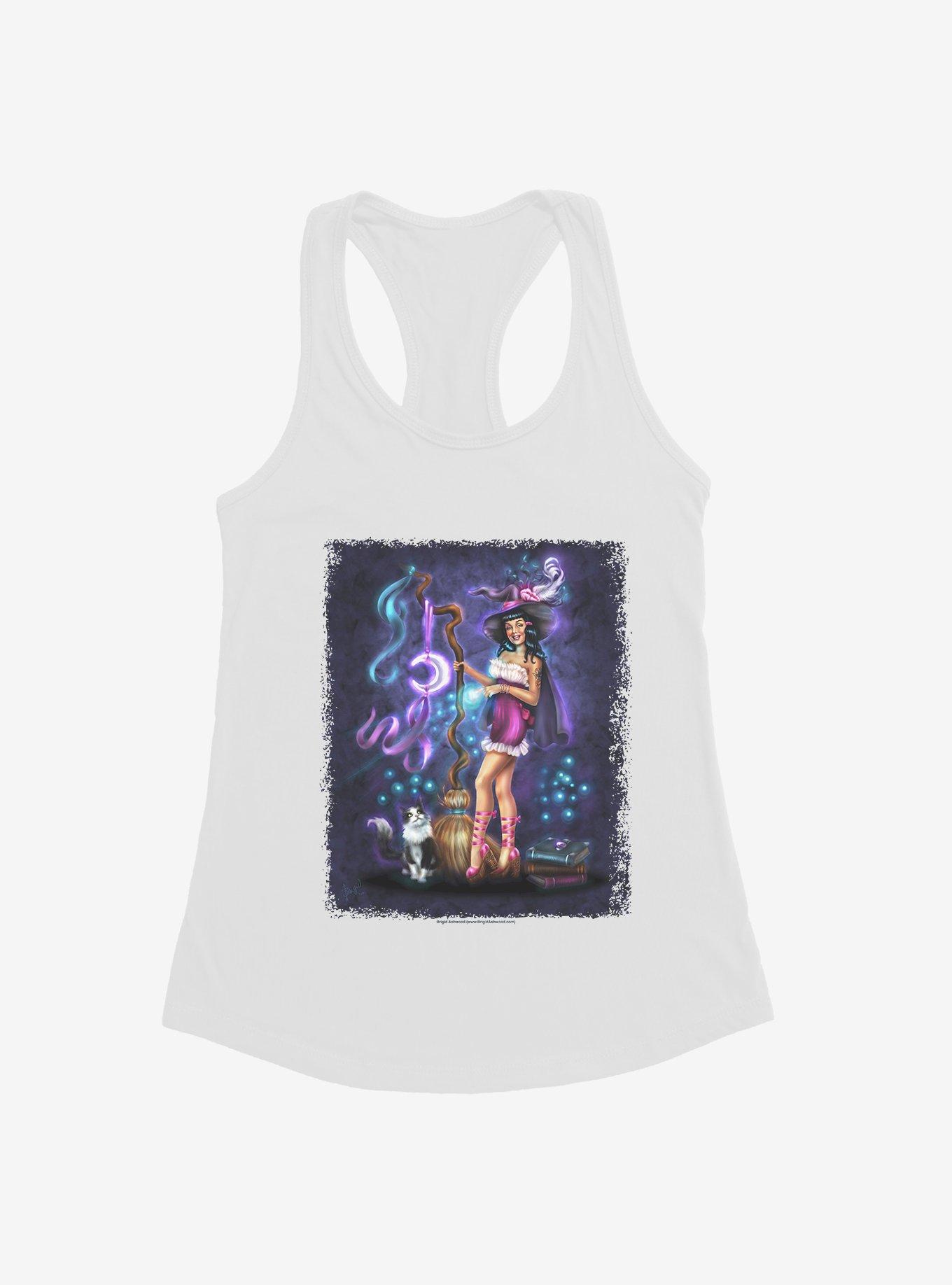 Witch Purrfect Spell Girls Tank by Brigid Ashwood, , hi-res