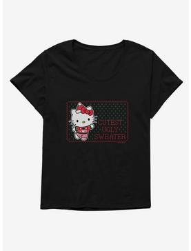 Hello Kitty Cutest Ugly Christmas Womens T-Shirt Plus Size, , hi-res