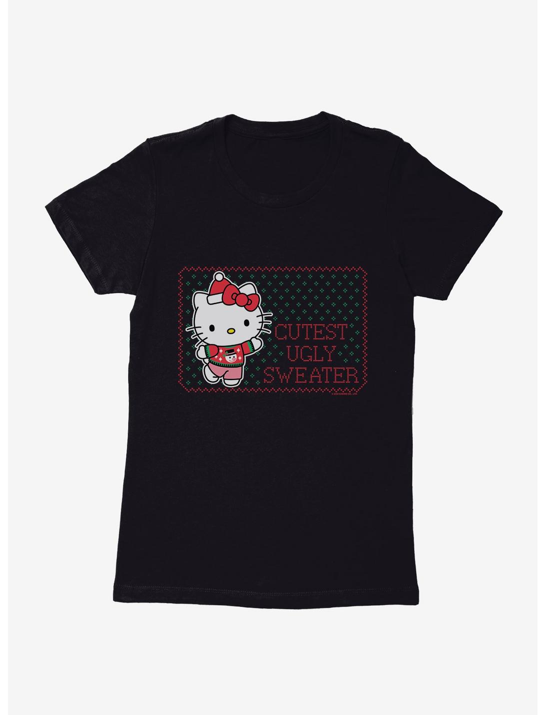 Hello Kitty Cutest Ugly Christmas Womens T-Shirt, , hi-res