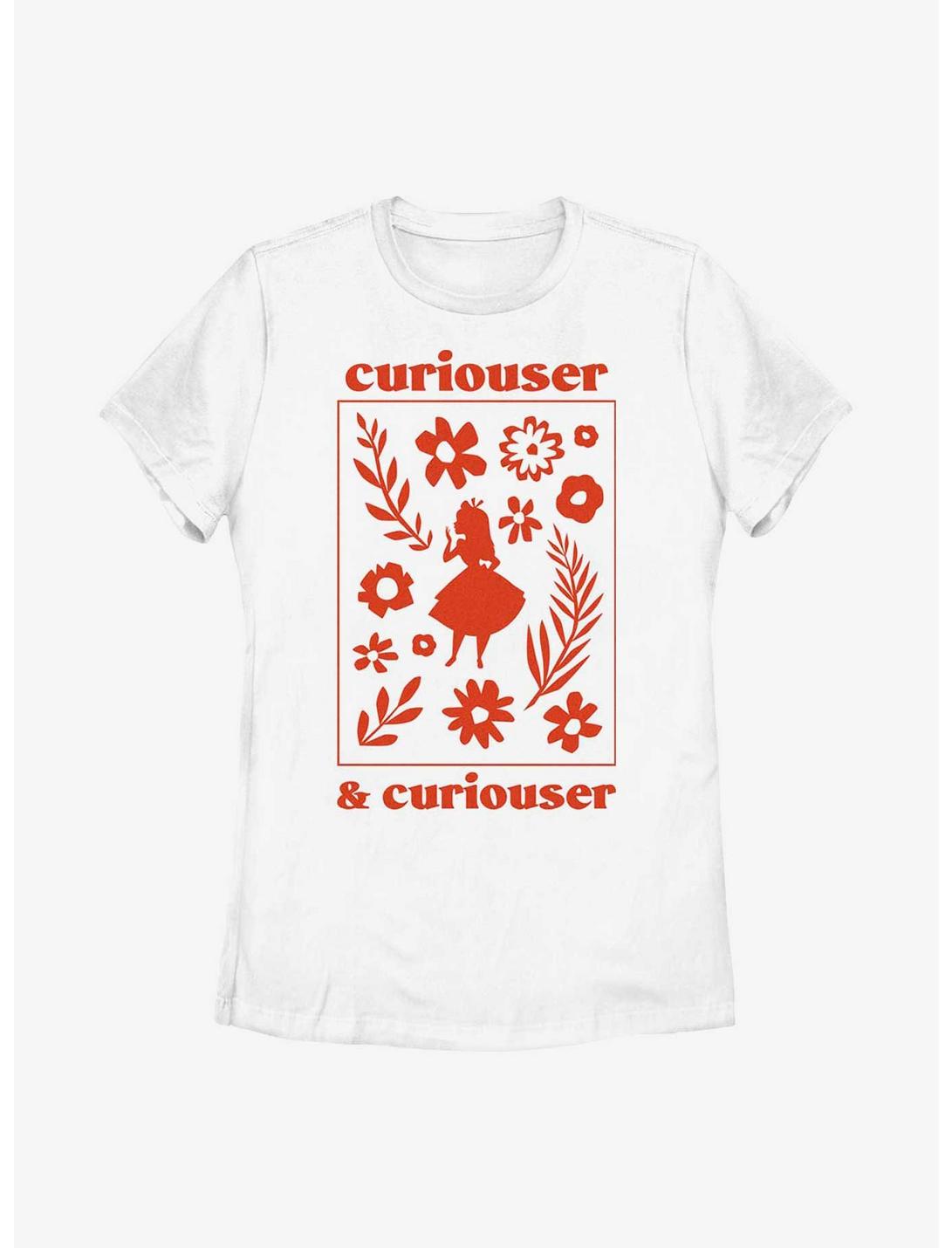 Disney Alice In Wonderland Curiouser and Curiouser Womens T-Shirt, WHITE, hi-res