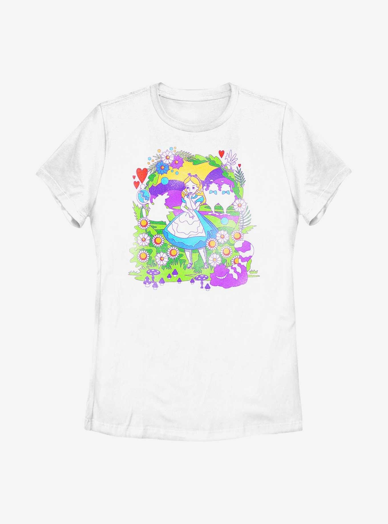 Disney Alice In Wonderland Psychedelic Scene Womens T-Shirt, , hi-res