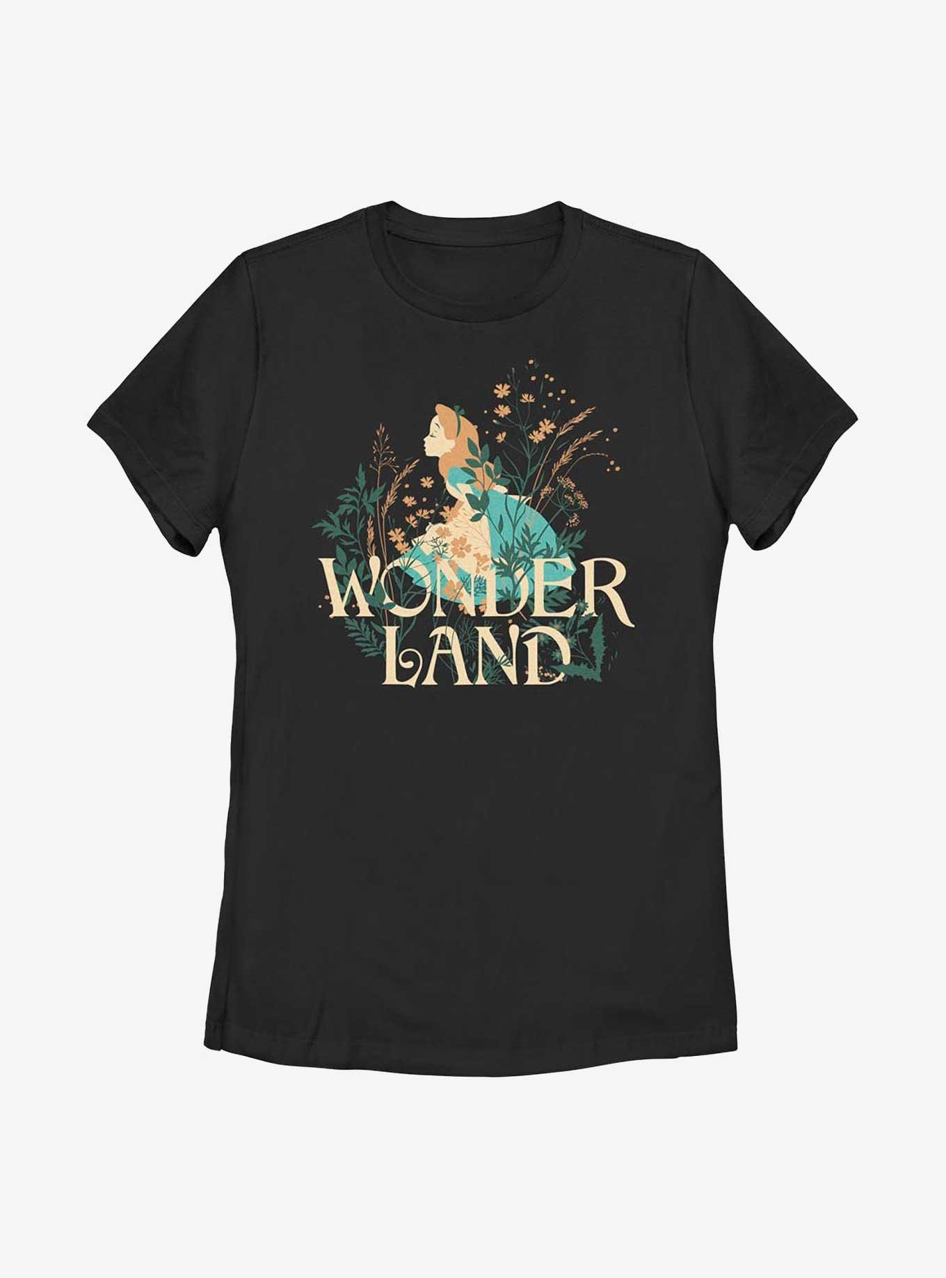 Disney Alice In Wonderland Smell The Flowers Womens T-Shirt, , hi-res