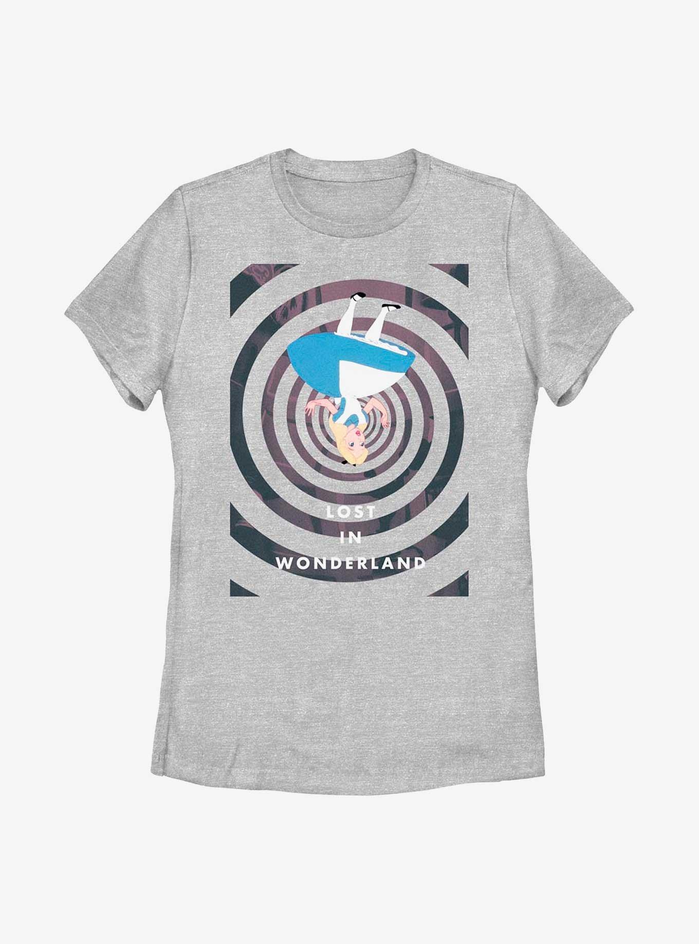 Disney Alice In Wonderland Spiral Fall Womens T-Shirt, , hi-res