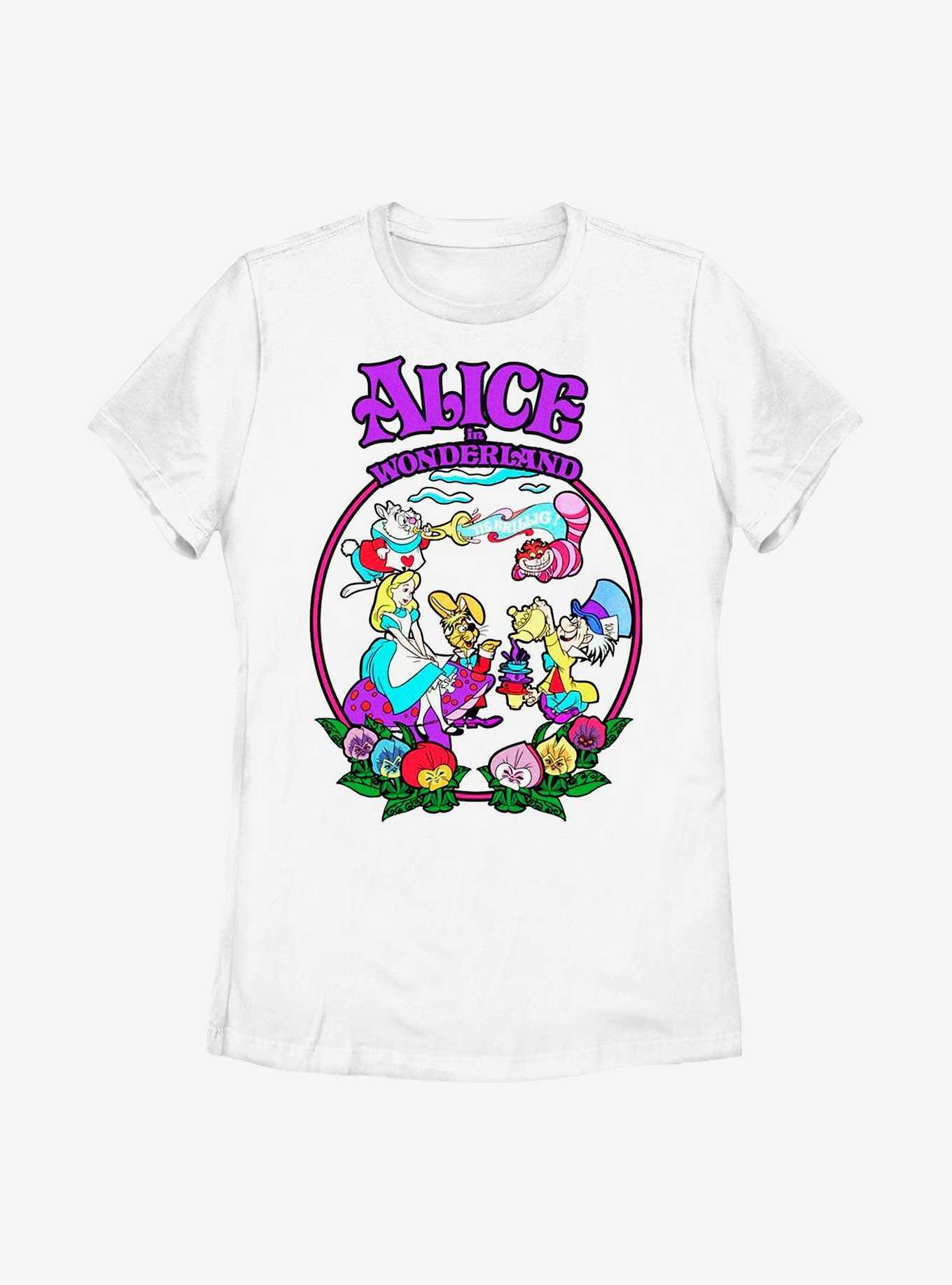 Disney Alice In Wonderland Tea Time Womens T-Shirt, , hi-res