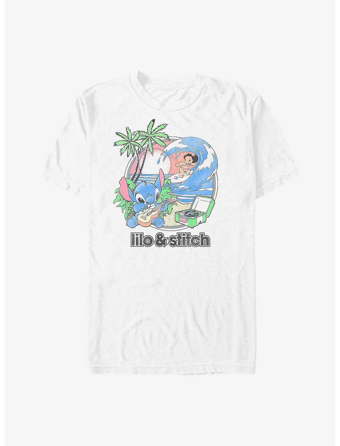 Disney Lilo & Stitch Beach Day T-Shirt, WHITE, hi-res