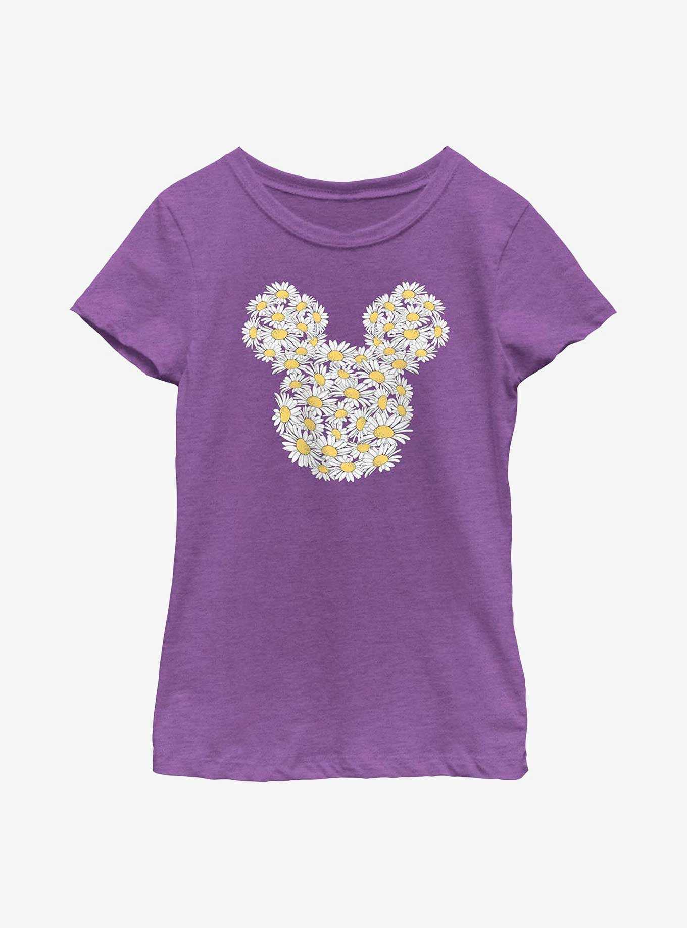 Disney Mickey Mouse Daisy Flower Fill Youth Girls T-Shirt, , hi-res