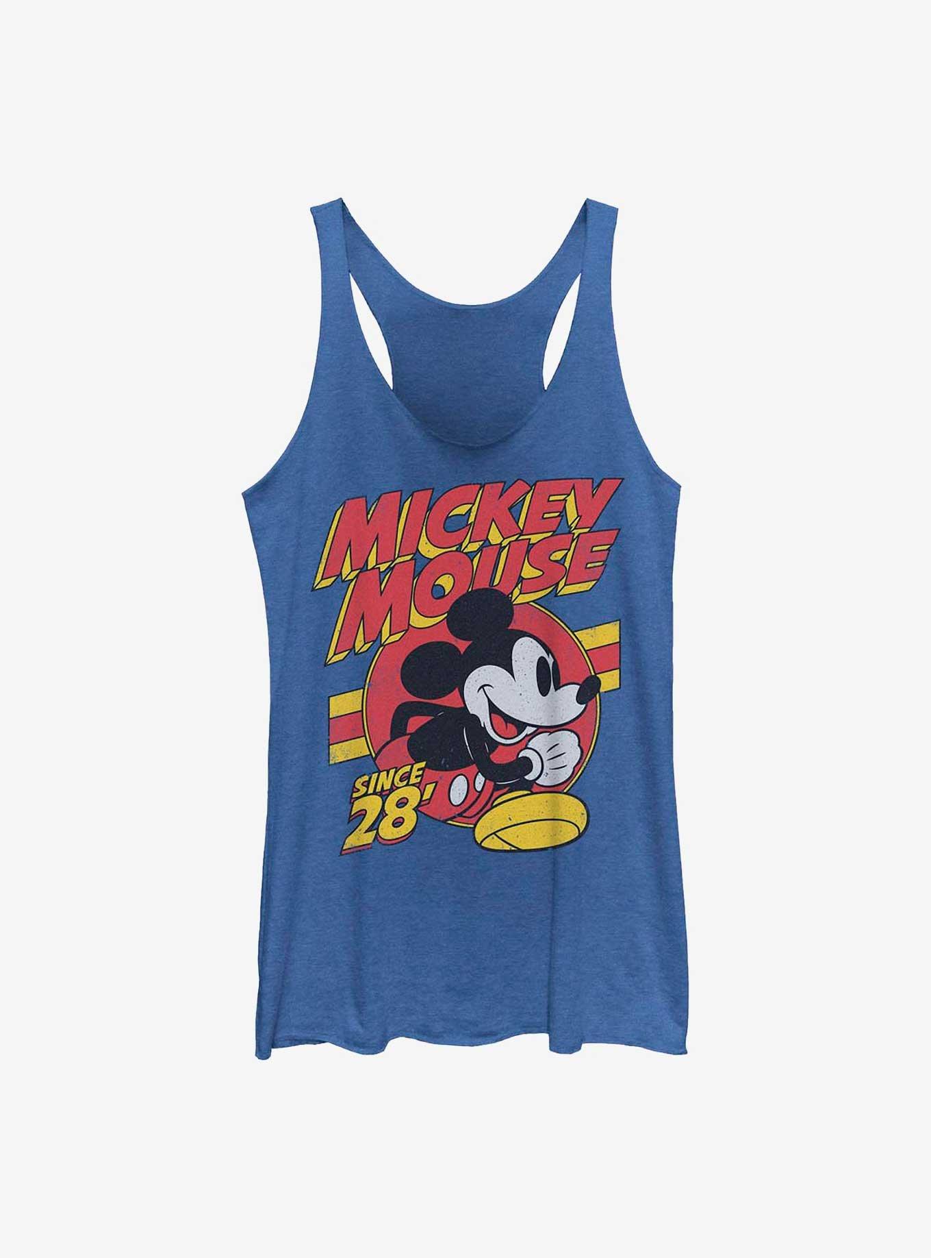 Disney Mickey Mouse Retro Run Womens Tank Top, ROY HTR, hi-res