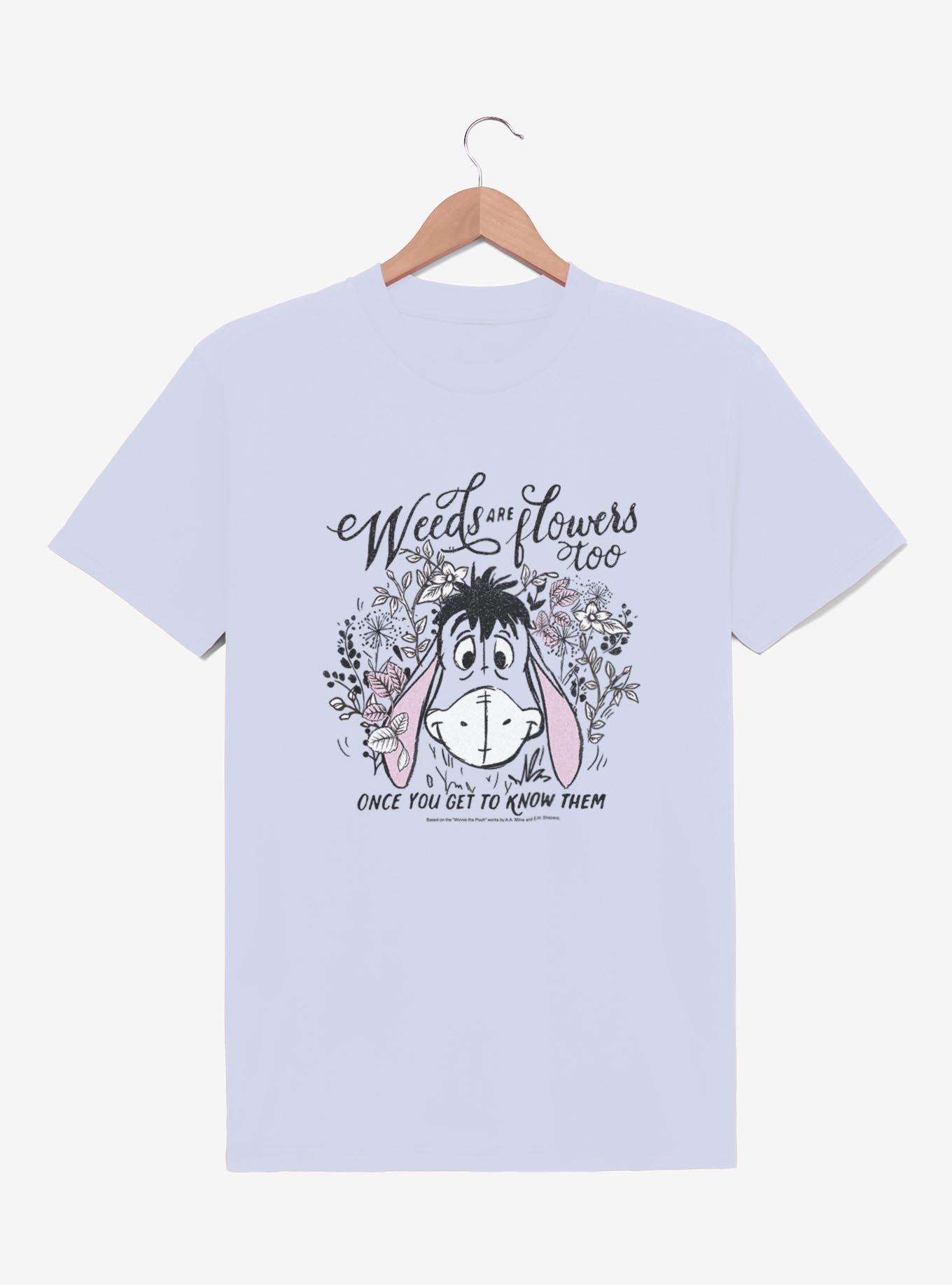 Disney Winnie The Pooh Eeyore Weeds Are Flowers T-Shirt