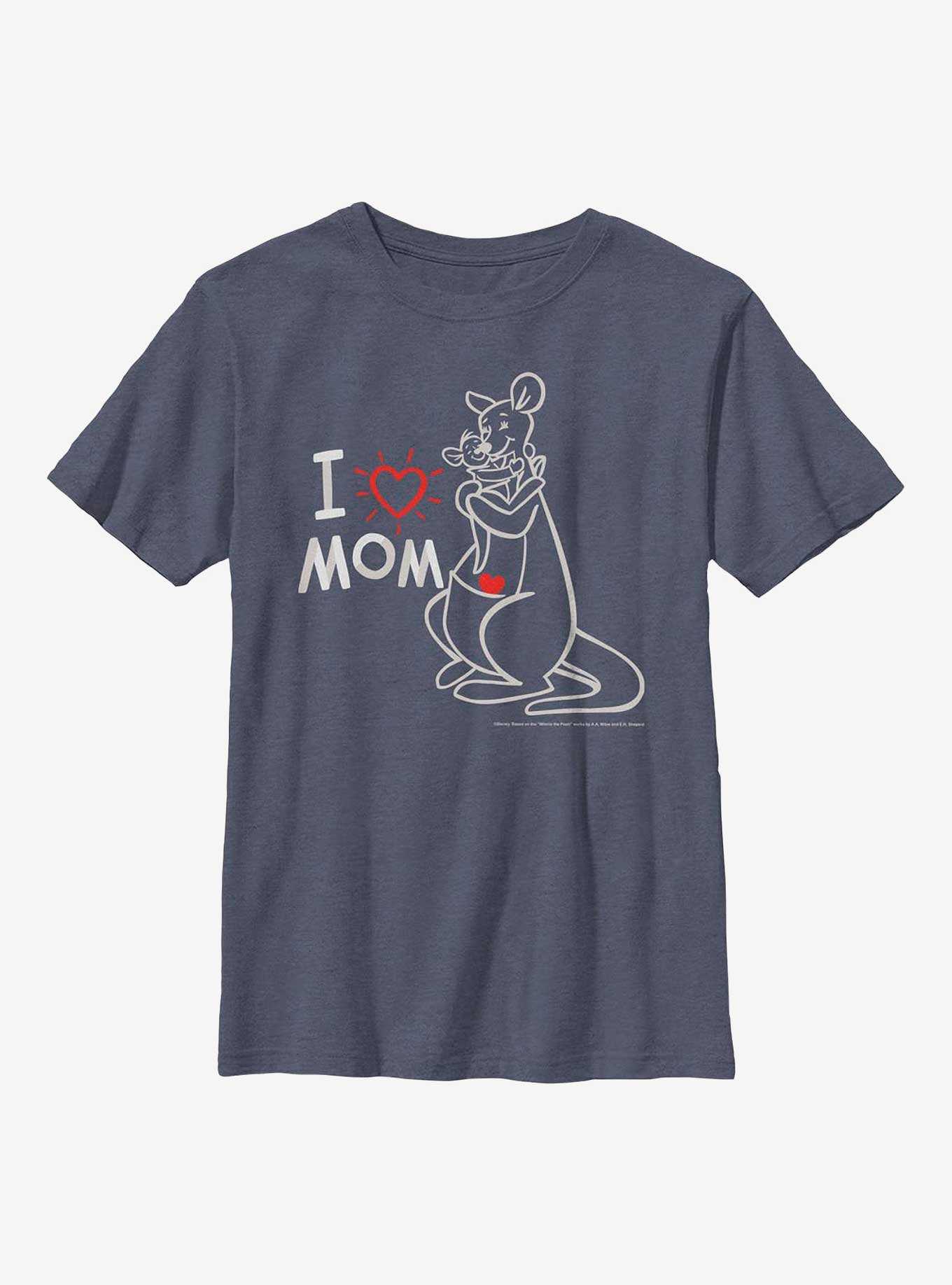 Disney Winnie The Pooh I Love Mom Youth T-Shirt, , hi-res